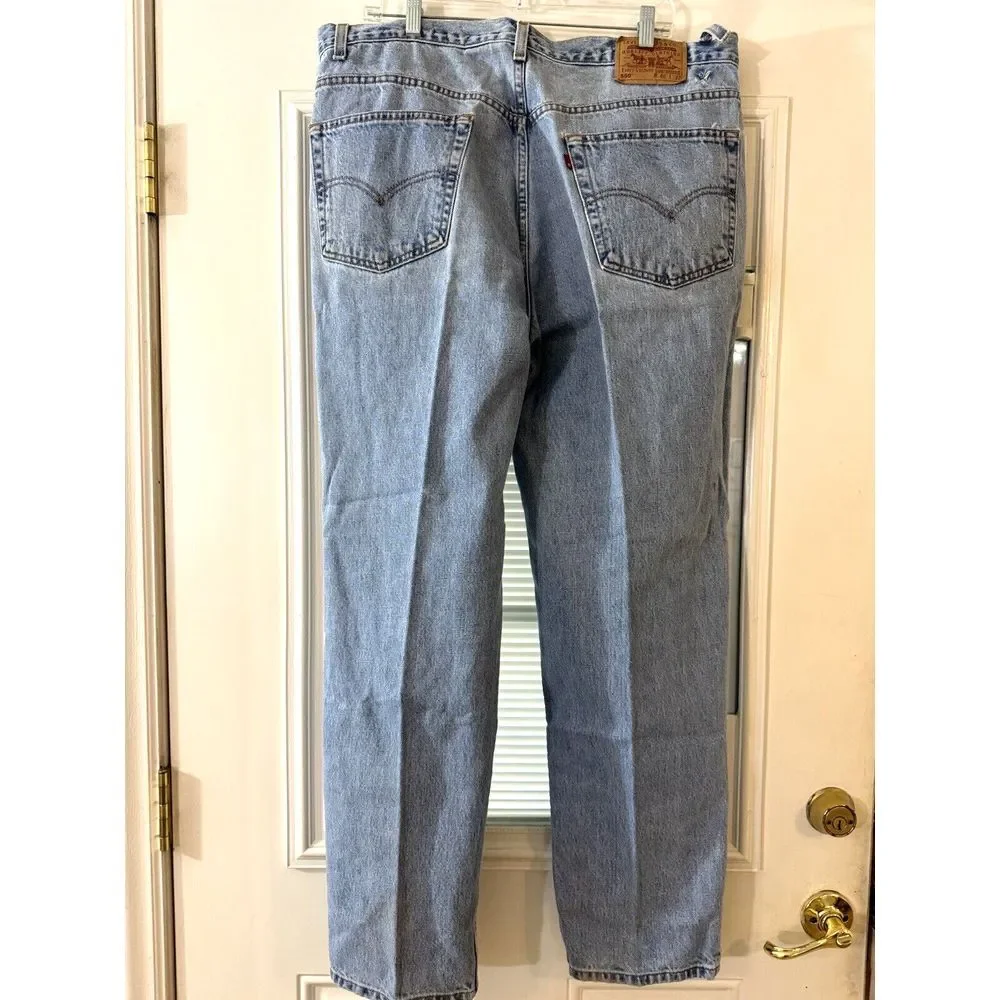 Vintage 90s Levi's 550‎ Relaxed Fit Straight Leg Jeans Men's Size 40x32 (39x32)